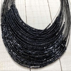 Vintage Multi-Strand-Micro Beaded Necklace